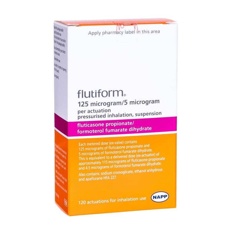 Flutiform (Fluticasonpropionat / Formoterolfumarat-Dihydrat)